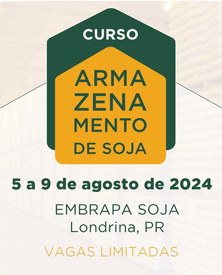 Embrapa Soja realiza curso ‘Tecnologia de Armazenamento de Sementes e Grãos de Soja’